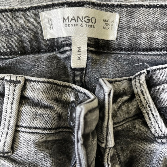 MANGO KIM DENIM DYE SEXY TRENDY HOLLOW OUT JEANS 4 - Picture 13 of 15